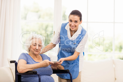 Doctor checking patients health