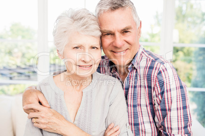 Portrait of smiling senior couple