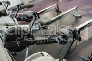 Close up of a Rowing machine