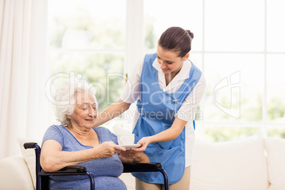 Doctor checking patients health