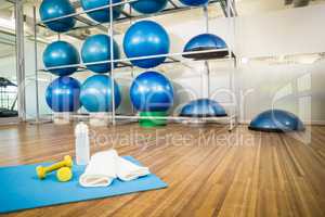 Gym with no people