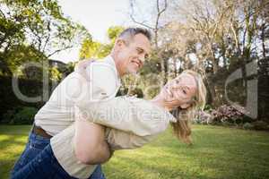 Cute couple dancing