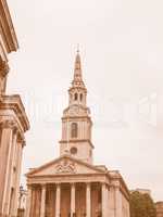 St Martin church London vintage