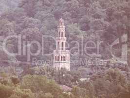 Moncanino Tower in San Mauro Italy vintage