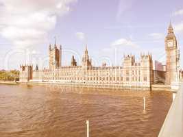 Houses of Parliament vintage