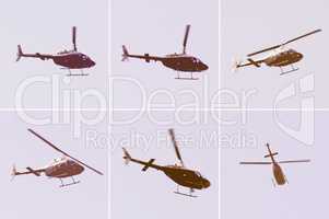 Helicopter aircraft vintage