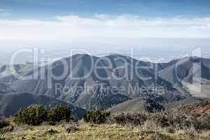 Views from Eagle Peak, Mt. Diablo State Park, Northern California Landscape.