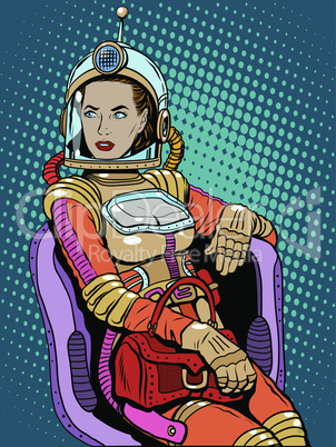 Space girl beauty sexy science fiction