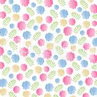 Colorful Watercolor Floral Background