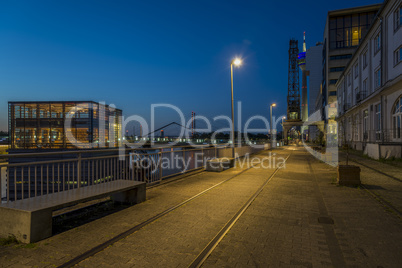 Hafenstraße im Medienhafen