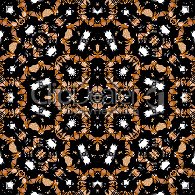 Modern Geometric Ornate Seamless Pattern