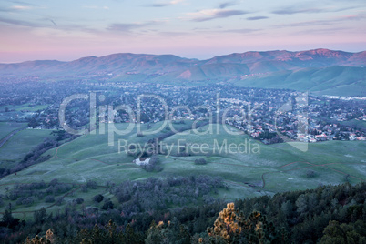 Sunset at Mt. Diablo State Park, Contra Costa County, California