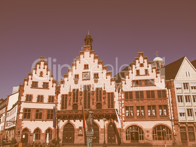 Frankfurt city hall vintage