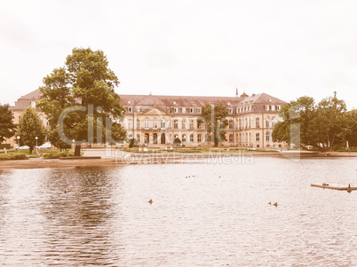 Gardens in Stuttgart Germany vintage