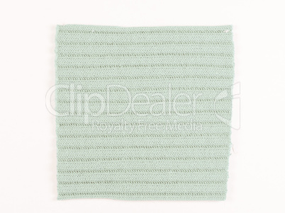 Green fabric sample vintage