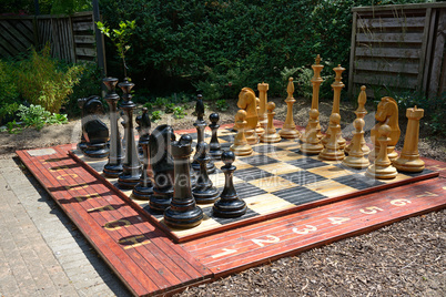 Most chess board in the park