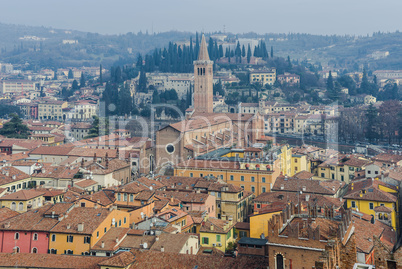 The old town of Verona
