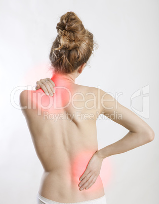 Rückenschmerzen Frau