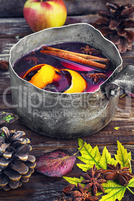 autumn and mulled wine