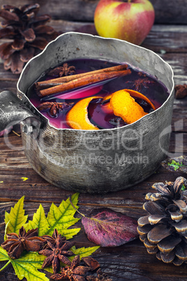 autumn and mulled wine