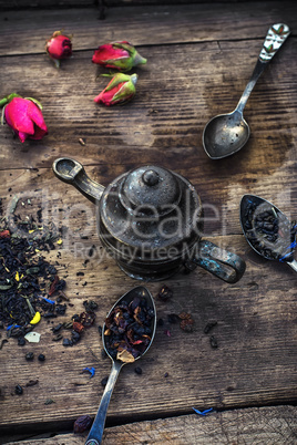 Varieties of dry tea