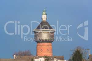 Alter Wasserturm in Velbert, Deutschland.