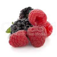 Raspberry with blackberry