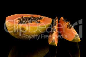 Fresh and tasty papaya