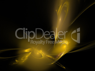 image of one Digital Fractal on Black Color image of one Digital Fractal on Black Color