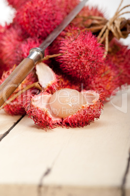 fresh rambutan fruits