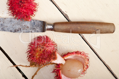 fresh rambutan fruits