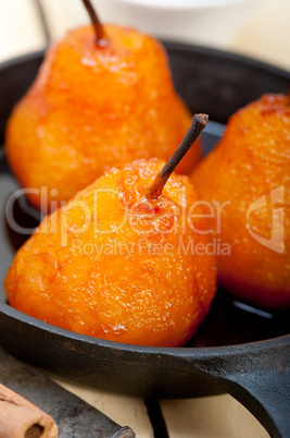 poached pears delicious home made recipe