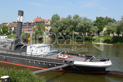 Raddampfer in Regensburg