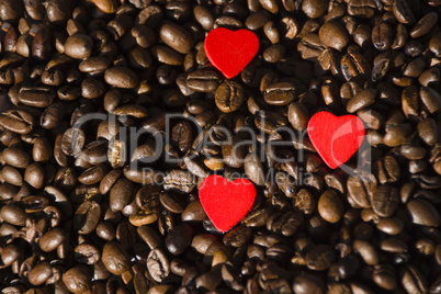 Roasted coffee beans