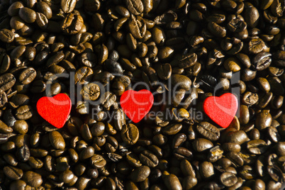 Coffee with heart