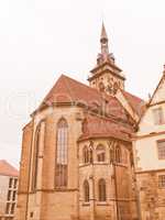Stiftskirche Church, Stuttgart vintage