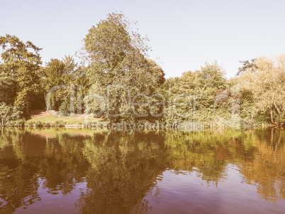 River Avon in Stratford upon Avon vintage