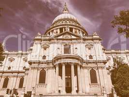 St Paul Cathedral London vintage