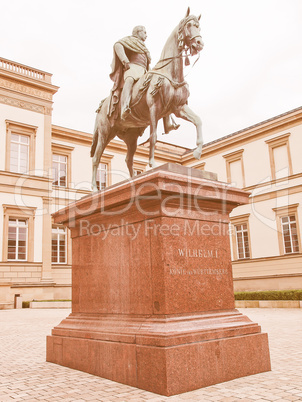 Wilhelm I monument vintage