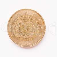 Maltese 50 cent coin vintage
