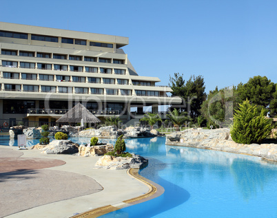 swimming pool Porto Carras Greece