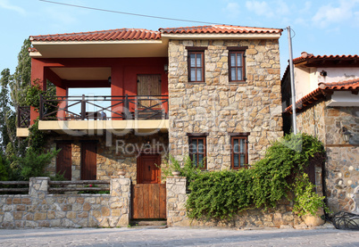 stone house Parthenonas Greece