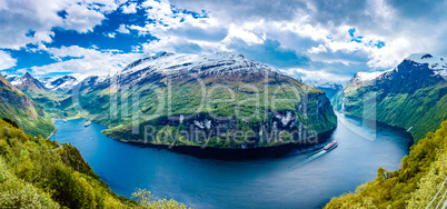 Geiranger fjord, Norway.