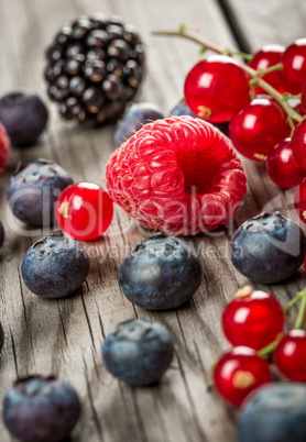 Blueberries background