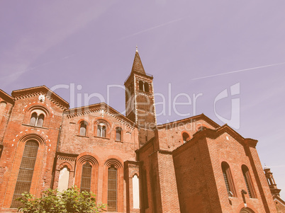 Sant Eustorgio church, Milan vintage