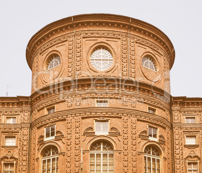 Palazzo Carignano in Turin vintage