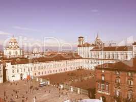 Piazza Castello, Turin vintage