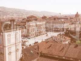 Piazza Castello Turin vintage