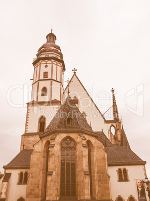 Thomaskirche Leipzig vintage