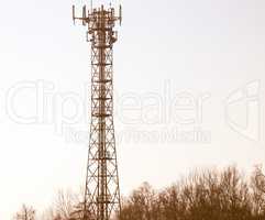 Telecommunication aerial tower vintage